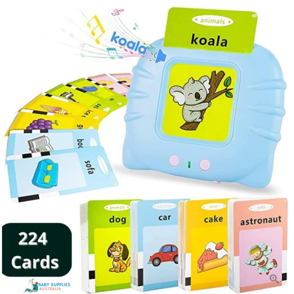 Audible Flashcard Device- Early Education Device + Flashcards ( 224 cards )